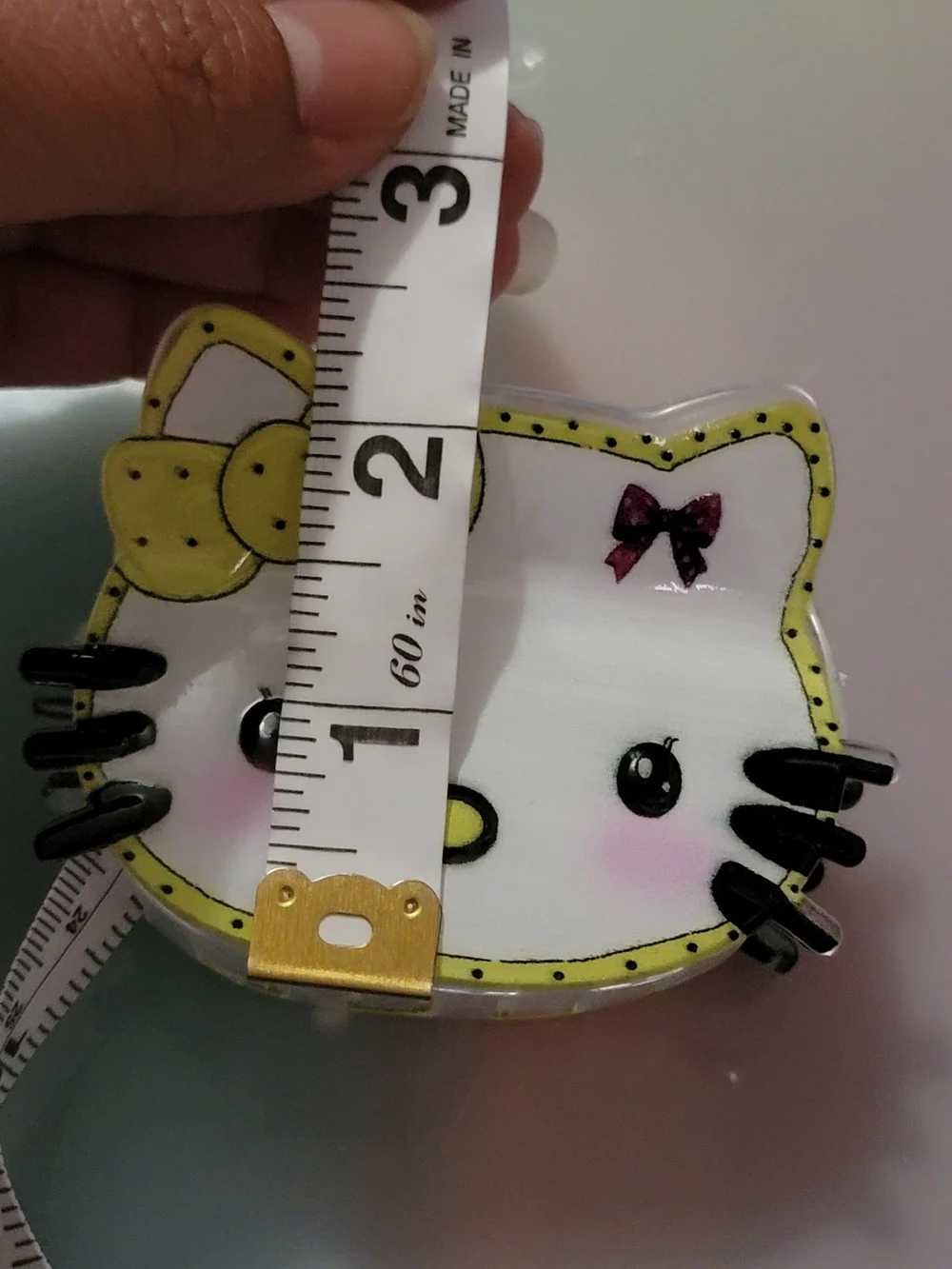 Yellow Bow Cat Hair Clip for Kids - Cute Accessory